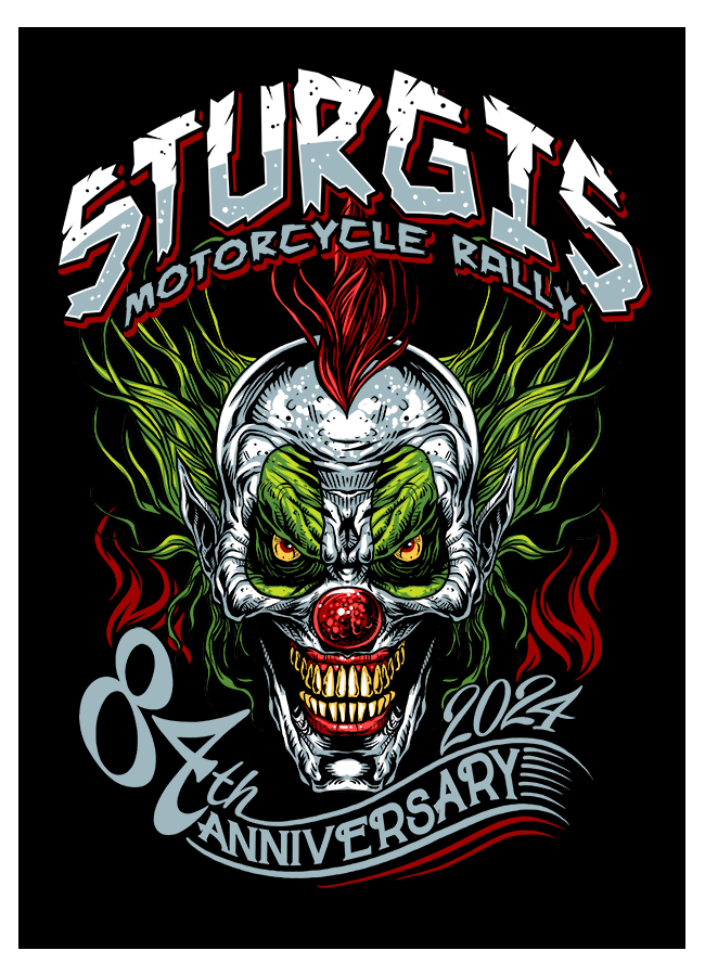 2024 Sturgis Motorcycle Rally Insane Clown - 84th Anniversary