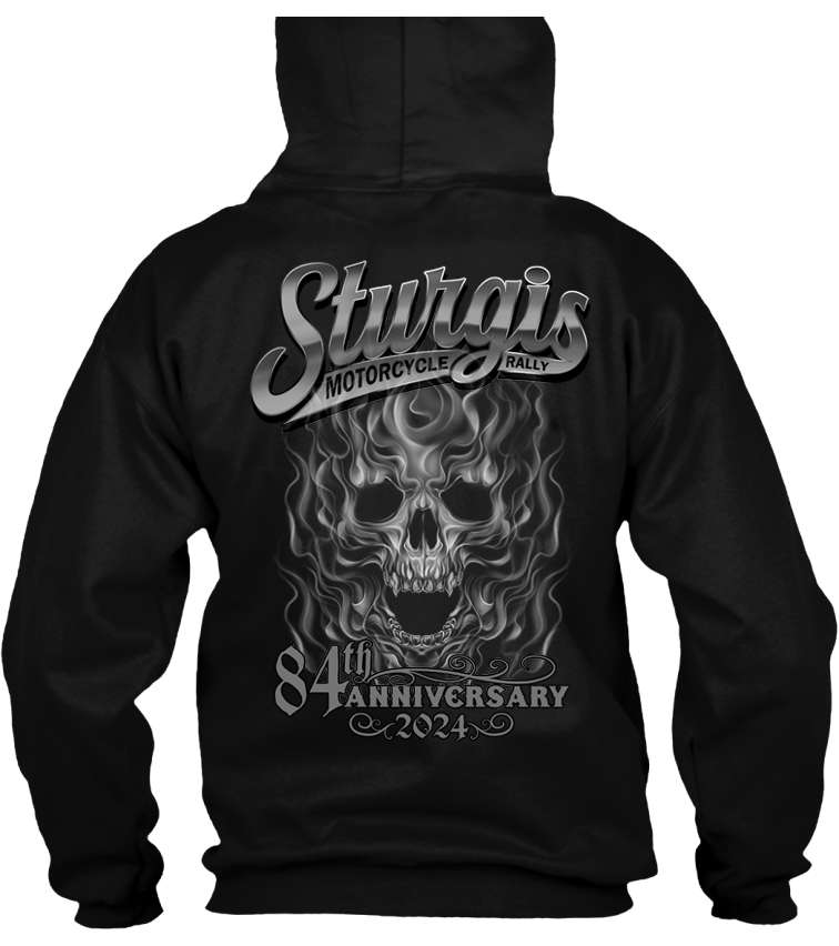 2024 Sturgis Motorcycle Rally Smokey Skull - 84th Anniversary