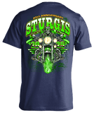 2025 Sturgis Motorcycle Rally Green Skeleton Rider - 85th Anniversary
