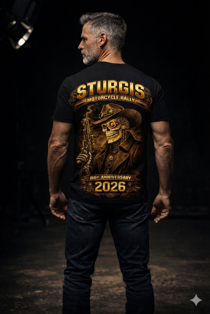 2026 Sturgis Motorcycle Steampunk Cowboy - 86th Anniversary