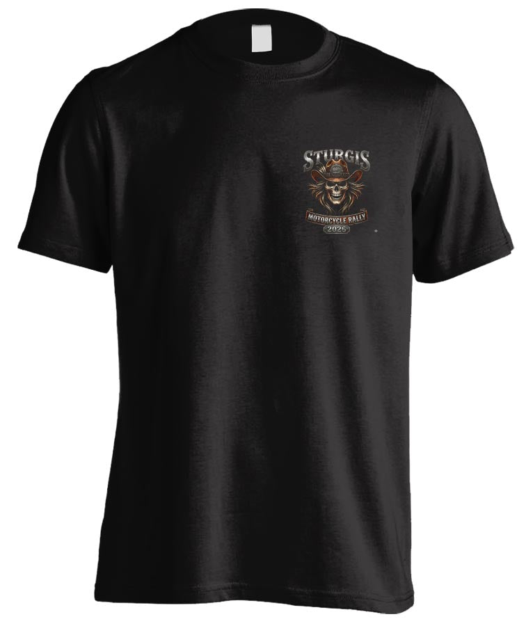 2026 Sturgis Motorcycle Rally Cowboy Skull - 86th Anniversary