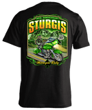 2024 Sturgis Motorcycle Rally Green Skeleton Rider - 84th Anniversary