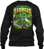 2024 Sturgis Motorcycle Rally Green Skeleton Rider - 84th Anniversary