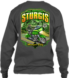 2024 Sturgis Motorcycle Rally Green Skeleton Rider - 84th Anniversary