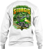 2024 Sturgis Motorcycle Rally Green Skeleton Rider - 84th Anniversary