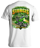 2024 Sturgis Motorcycle Rally Green Skeleton Rider - 84th Anniversary