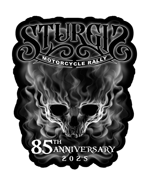 2025 Sturgis Rally Smokey Skull Decals