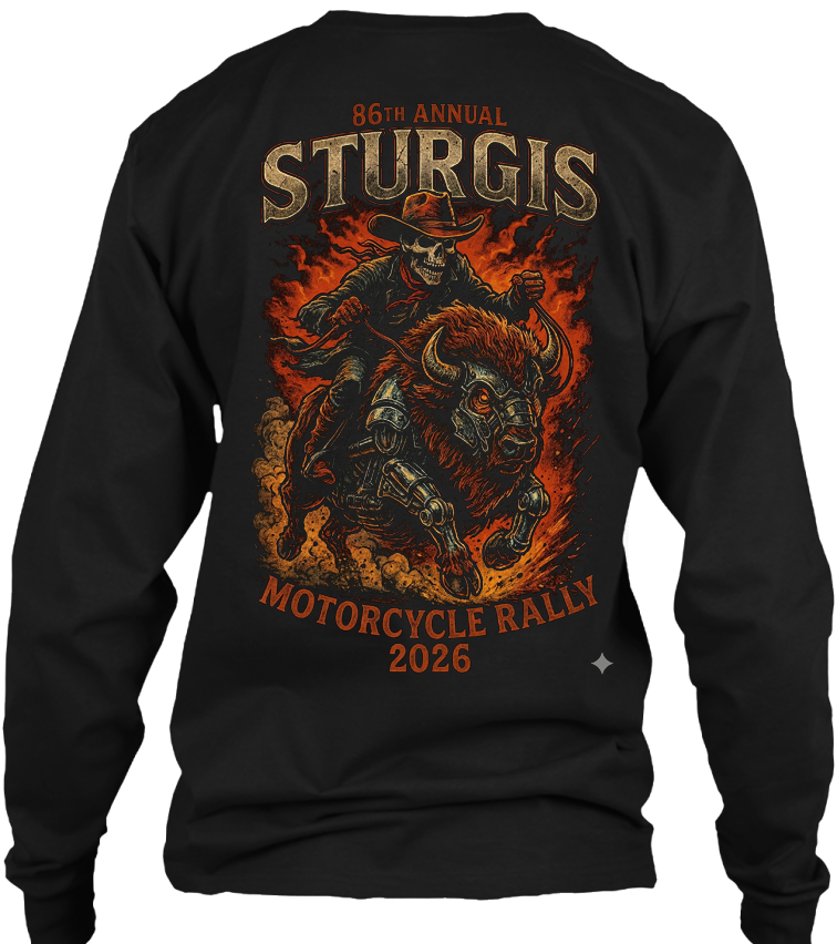 2026 Sturgis Motorcycle Rall Iron Bison - 86th Anniversary