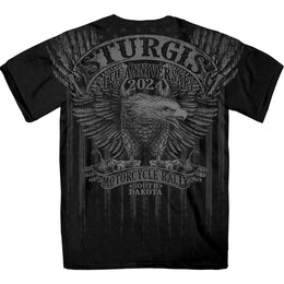 2024 Sturgis Motorcycle Rally Upwing Eagle T-shirt