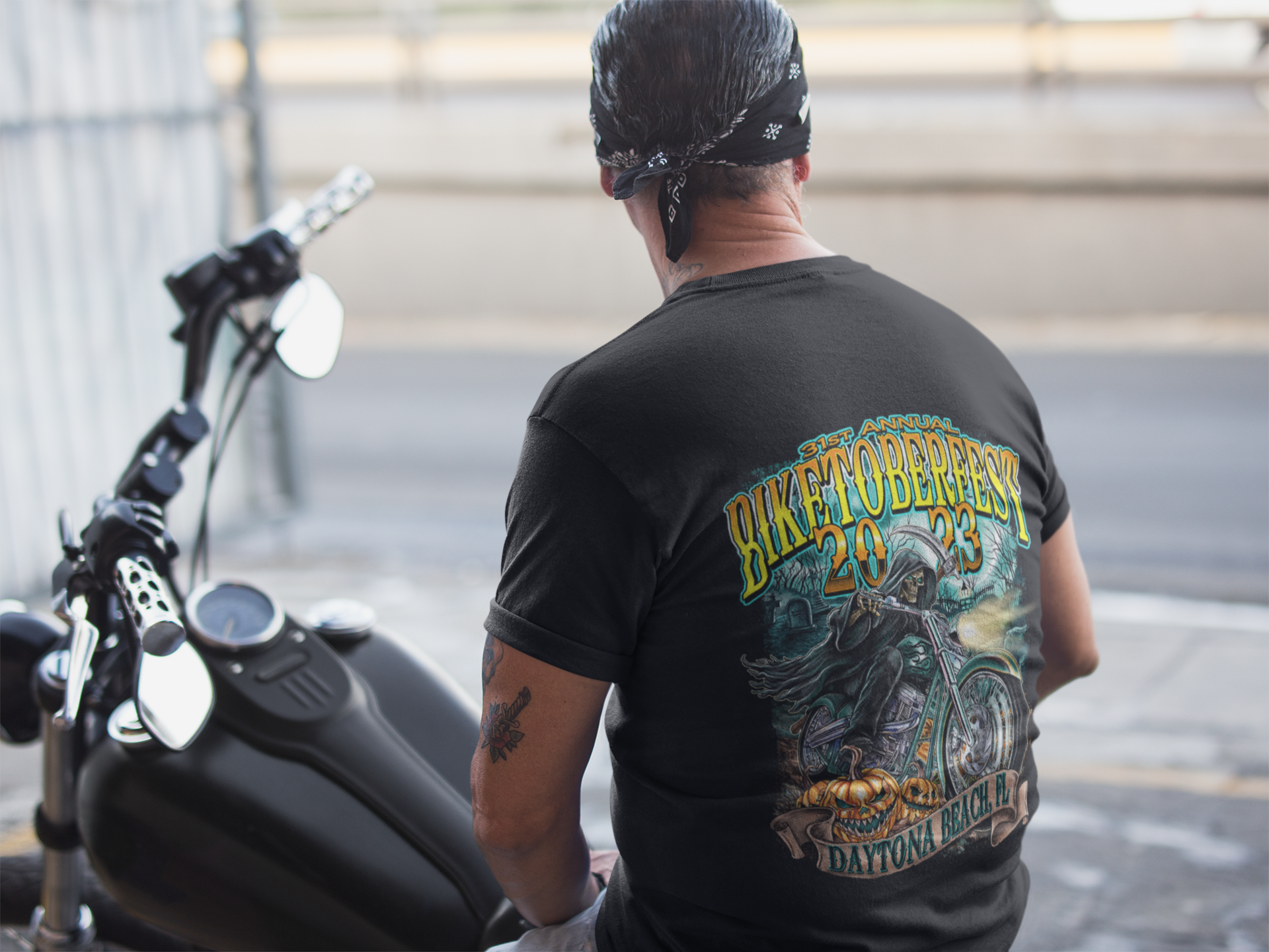 2023 Biketoberfest Daytona Beach Riding Reaper - 31st Anniversary