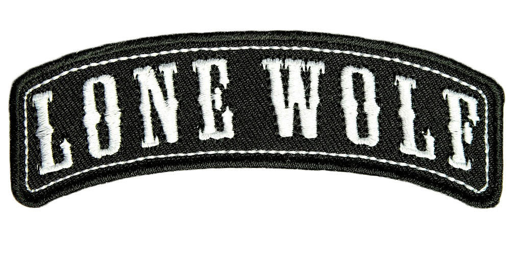 Lone Wolf Rocker Patch