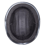 D.O.T. DAYTONA SKULL CAP W/O VISOR - DULL BLACK 1/2 SHELL HELMET