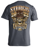 2022 Sturgis Motorcycle Rally Steampunk Skull - 82nd Anniversary T-shirt