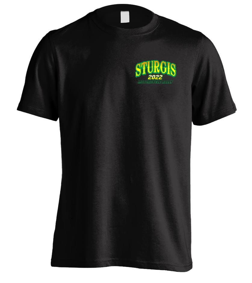 2022 Sturgis Motorcycle Rally Green Skeleton Rider 82nd Anniversary