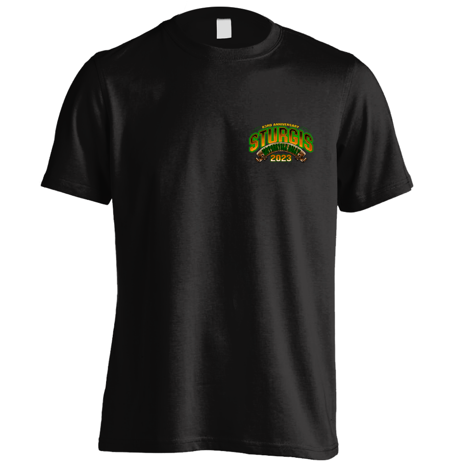 2023 Sturgis Motorcycle Rally Green Skeleton Rider - 83rd Anniversary