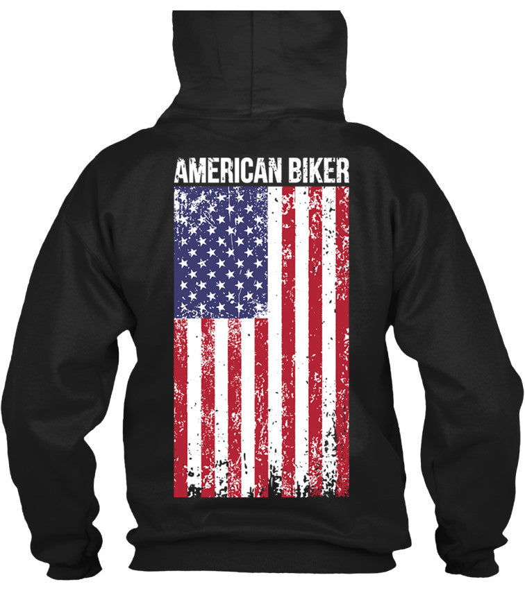 T-shirt - American Biker Flag