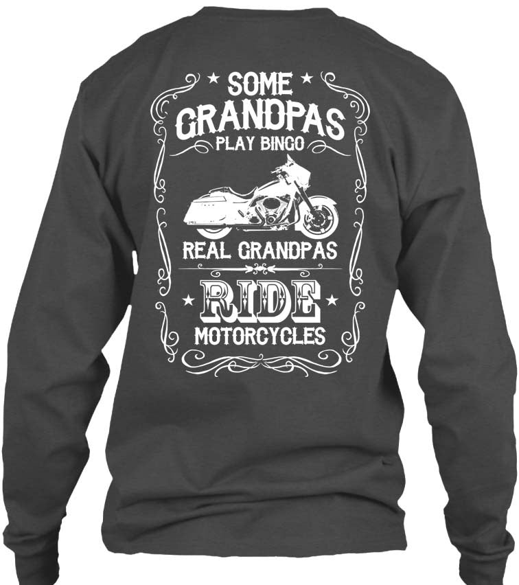 T-shirt - Real Grandpas Ride Motorcycles