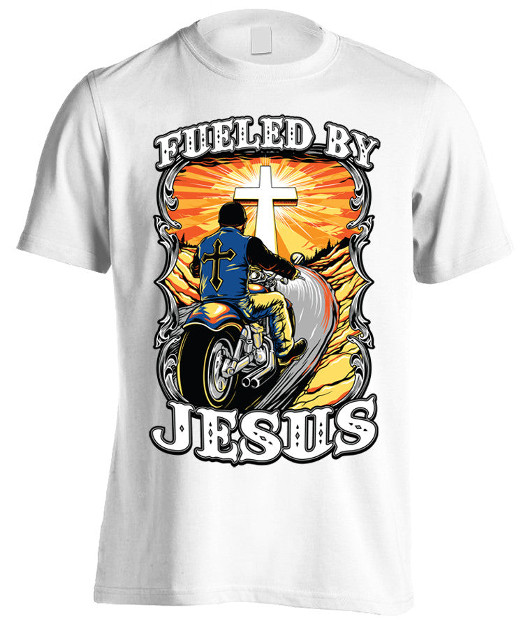 T-shirt - Fueled By Jesus (Front Print)