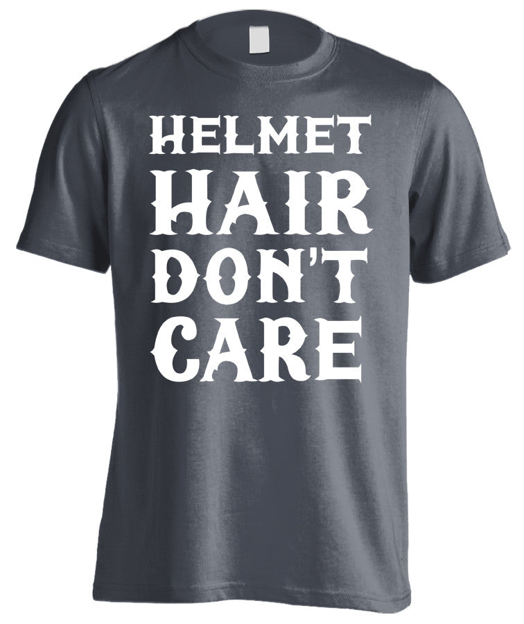 Helmet Hair, Don't Care (Front Print)