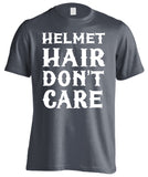 Helmet Hair, Don't Care (Front Print)