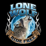 Lone Wolf, Ride Free (Front Print)