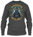T-shirt - Unterschätze Niemals Einen Alten Mann Mit Motorrad - (Frontdruck)