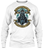 T-shirt - Unterschätze Niemals Einen Alten Mann Mit Motorrad - (Frontdruck)