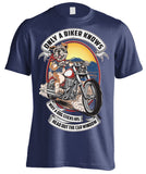 T-shirt - Only A Biker Knows Why A Dog Sticks His Head Out (Front Print)