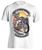 T-shirt - Only A Biker Knows Why A Dog Sticks His Head Out (Front Print)