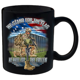 Stand For The Flag, Kneel For The Fallen Mug