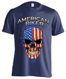 American Biker Skull (Front Print)