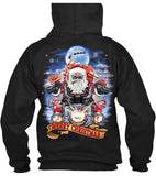 Biker Santa's Motorcycle Ugly Christmas T-shirt