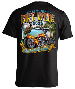 2022 Daytona Beach Bike Week Pier Postcard 81st Anniversary