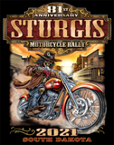 2021 Sturgis Motorcycle Rally Wild Bill 81st Anniversary T-shirt