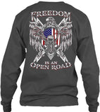 T-shirt - Freedom Is An Open Road Eagle