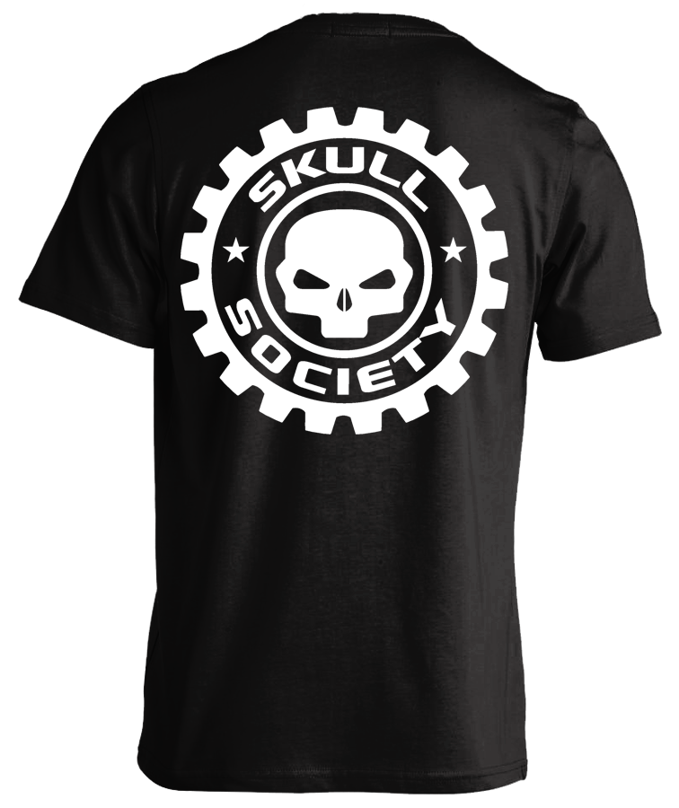gear skull Skull Society Official Gear T-shirt 4XL / T-shirt / Black