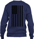 Gray American Flag T-shirt