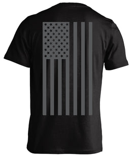 Gray American Flag T-shirt