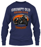 Grumpy Old Bikers Club Motorcycle (Front Print)