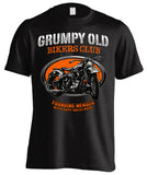 Grumpy Old Bikers Club Motorcycle (Front Print)