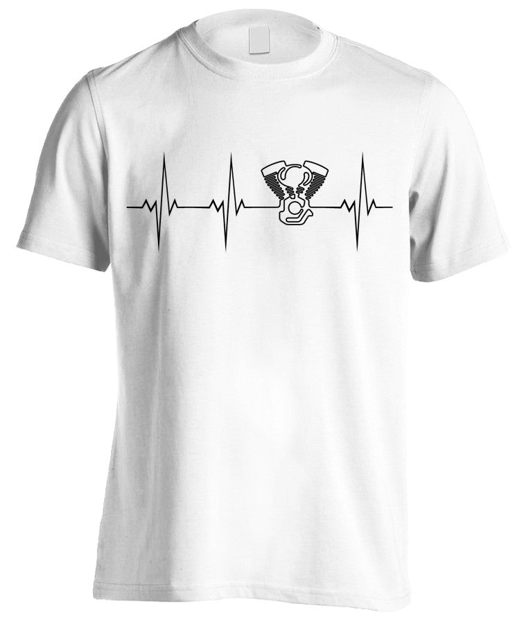 Heartbeat of a Biker V-twin Motorcycle Engine