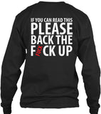 If You Can Read This Please Back The F*ck Up