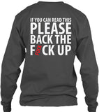 If You Can Read This Please Back The F*ck Up