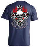 T-shirt - Biker Cross & Skull