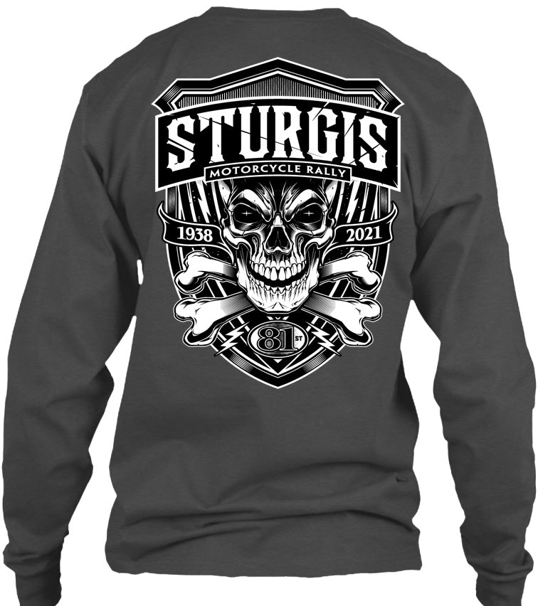 2021 Sturgis Motorcycle Rally Skull & Crossbones - 81st Anniversary