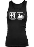 T-shirt - Problem Solved By Motorcycle (Ladies)