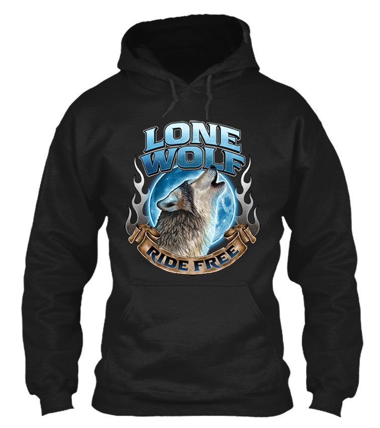 Lone Wolf, Ride Free (Front Print)