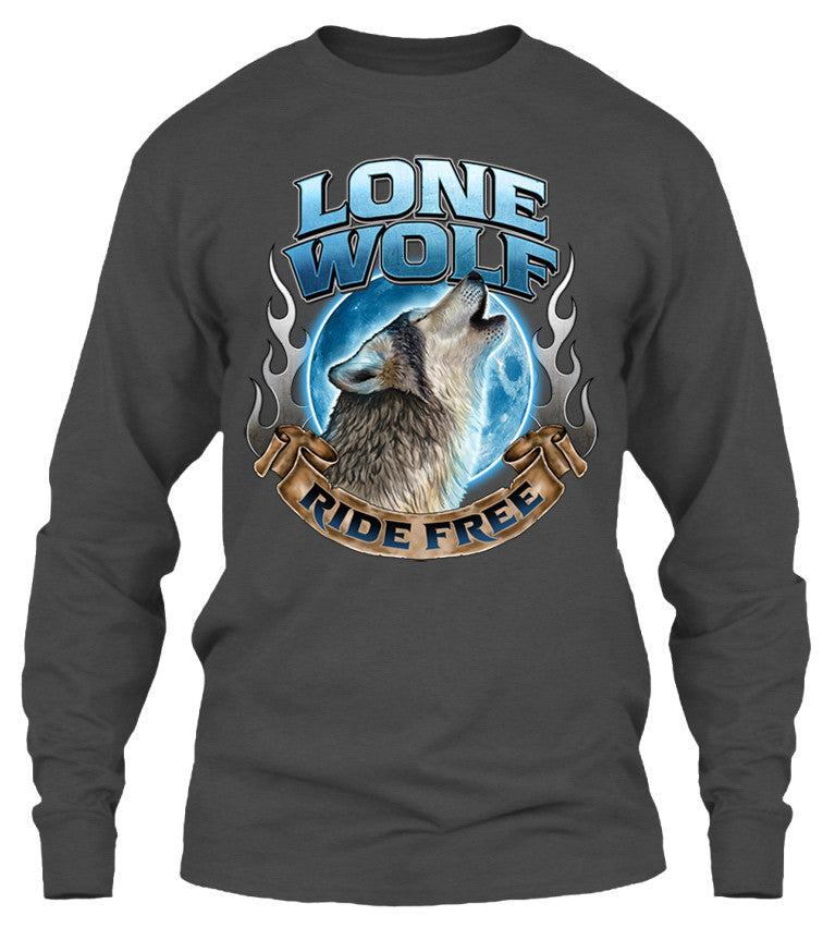 Lone Wolf, Ride Free (Front Print)