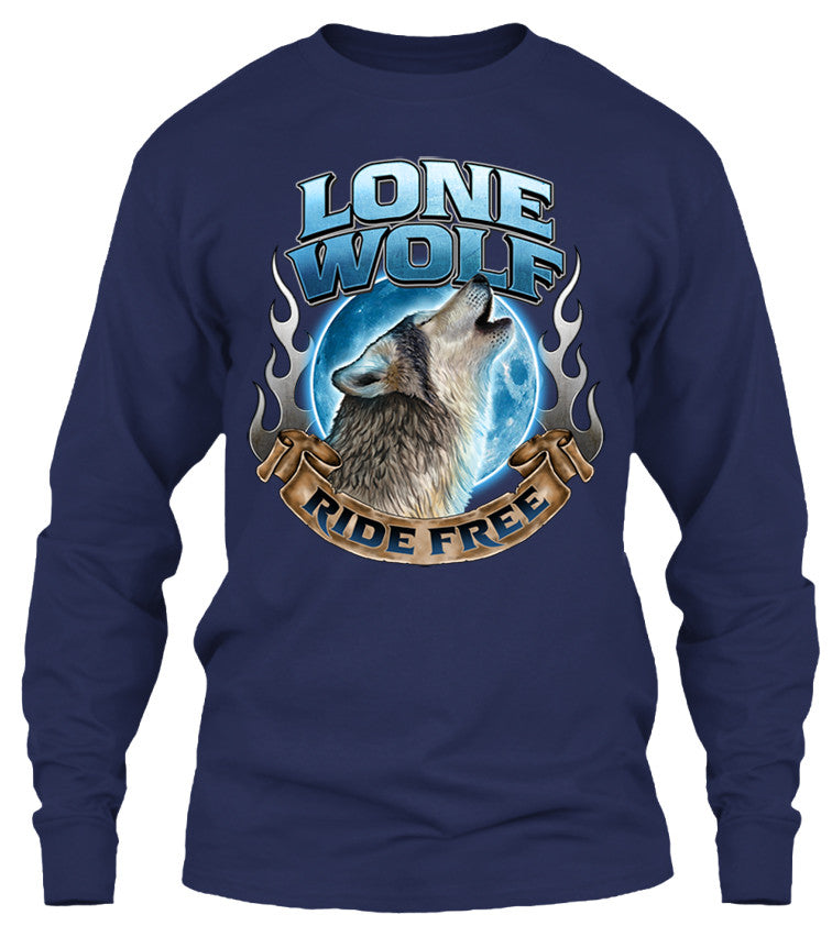 Lone Wolf, Ride Free (Front Print)