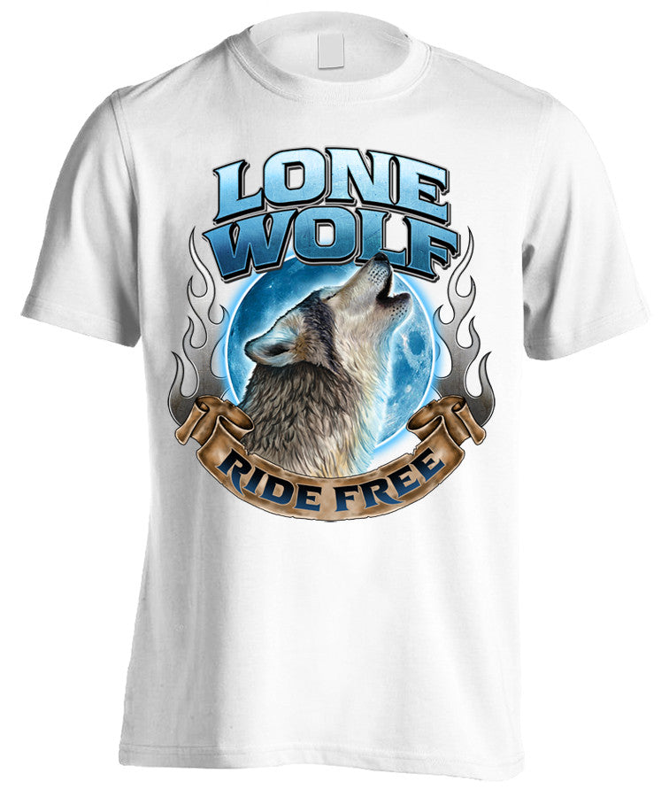 Lone Wolf, Ride Free (Front Print)